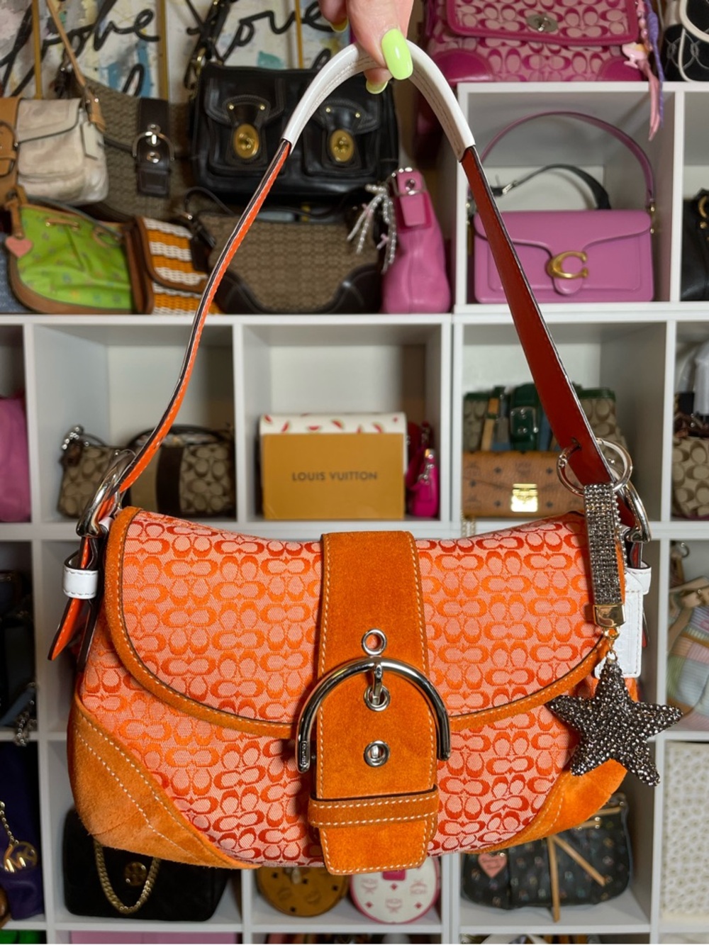 Coach Vintage Y2K Orange Small Soho Shoulder Bag- Ultra Rare 🍊 ✨